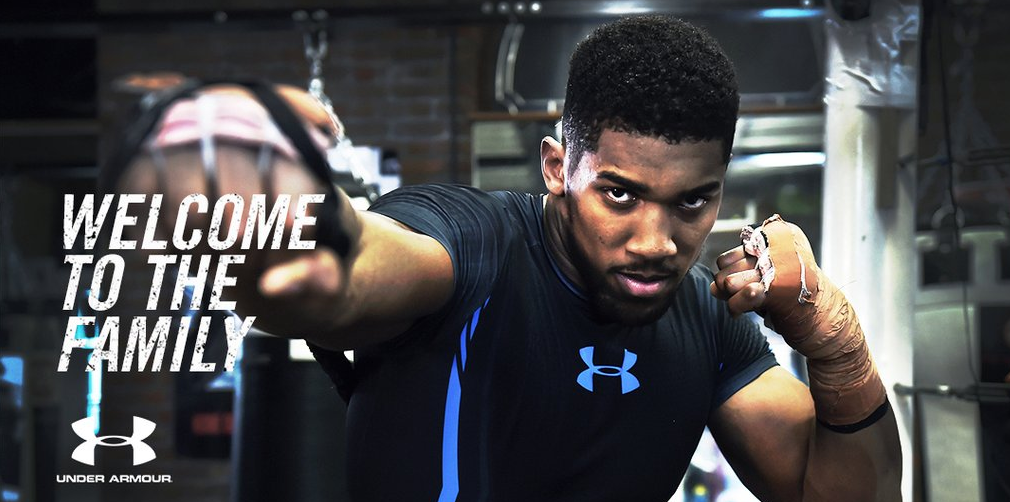 UnderArmourCZ's tweet photo. Další člen UA rodiny - @anthonyfjoshua #TeamUA https://t.co/UkK7Q6pQWt