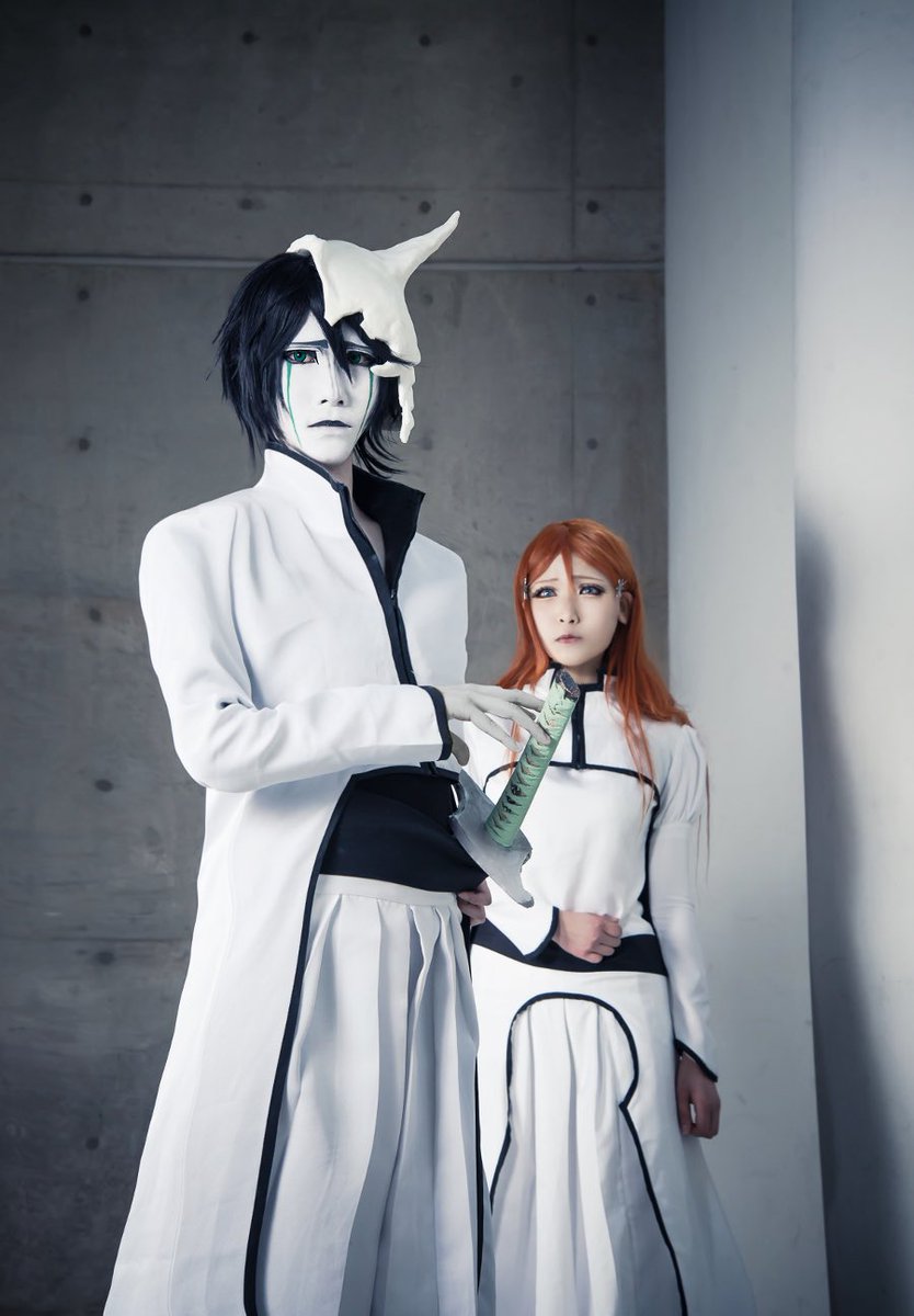 Melo บนทว ตเตอร コスプレ Bleach あなたの元から 離れてしまっても ウルキオラ シファー Kira 井上織姫 Melo 撮影 もずくさん Thanks T Co Lyrsl1nnrk