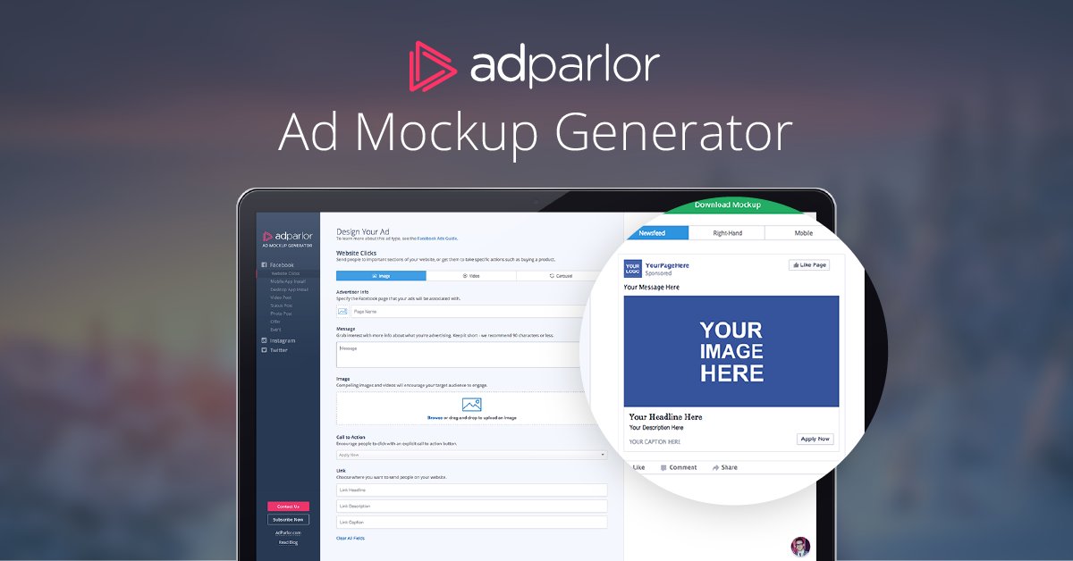 Download Adparlor On Twitter Big News On Our Ad Mockup Generator It S Redesigned With Instagram Functionality Https T Co 9yjh30s8io Https T Co T3w5jgm6xp
