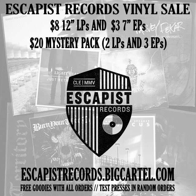 We've got Wasted Blood's "Void" LP on sale for only $8! Or grab a $20 mystery bundle: escapistrecords.bigcartel.com