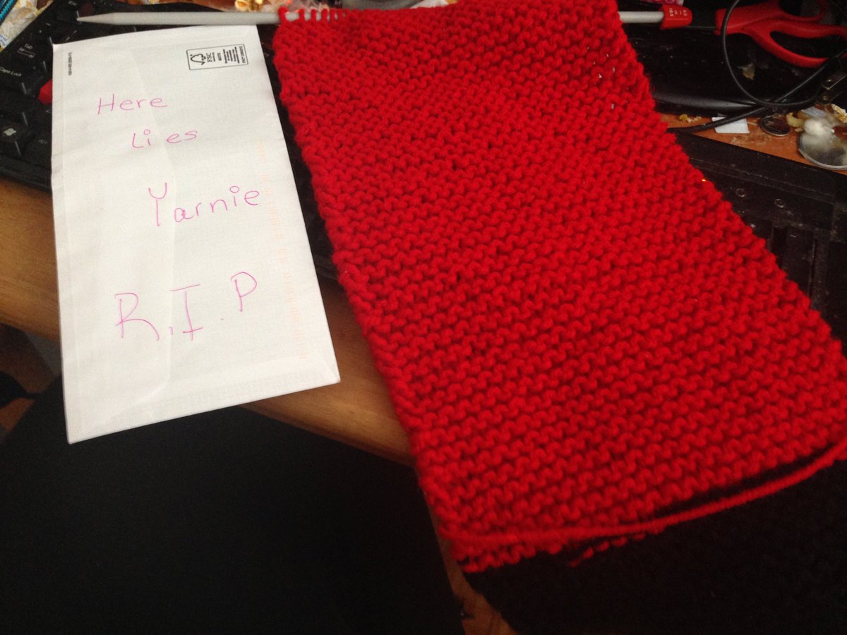 gothprincess91's tweet photo. i killed yarnie!!! #sad @NyhmTV https://t.co/PEcp2ogNEg