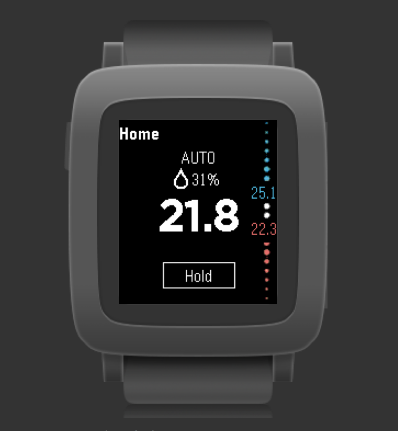 eugene_mobile's tweet photo. Control your @ecobee thermostat. Anytime. Anywhere with @Pebble #SmartWatches. #IoT #Wearables https://t.co/MAgpNN6EtC