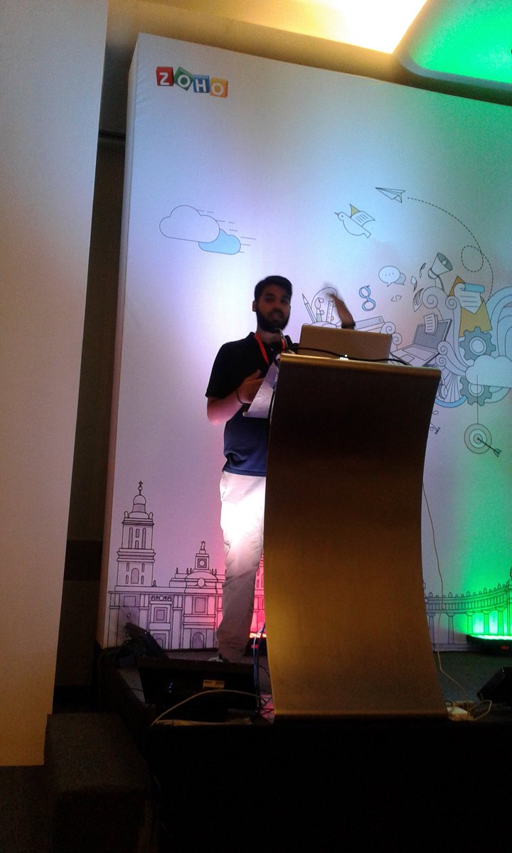 Tecfullmx's tweet photo. Personalización del #crm  para el negocio por Samir en #zoholicsmx16 #zoho #tecfull #zohomx https://t.co/tvfeayD2VK