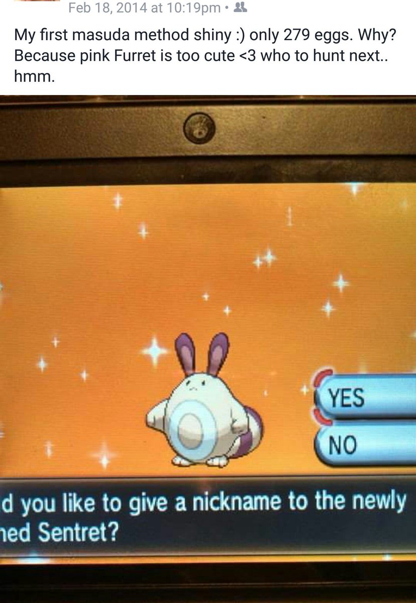 ChasingPixels's tweet image. And thus Waffles was born! #shinypokemon #OnThisDay