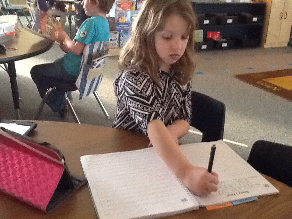 HESKaufman's tweet image. Readers think about the type of book and support their argument with resons. #guidedreading #textsupport