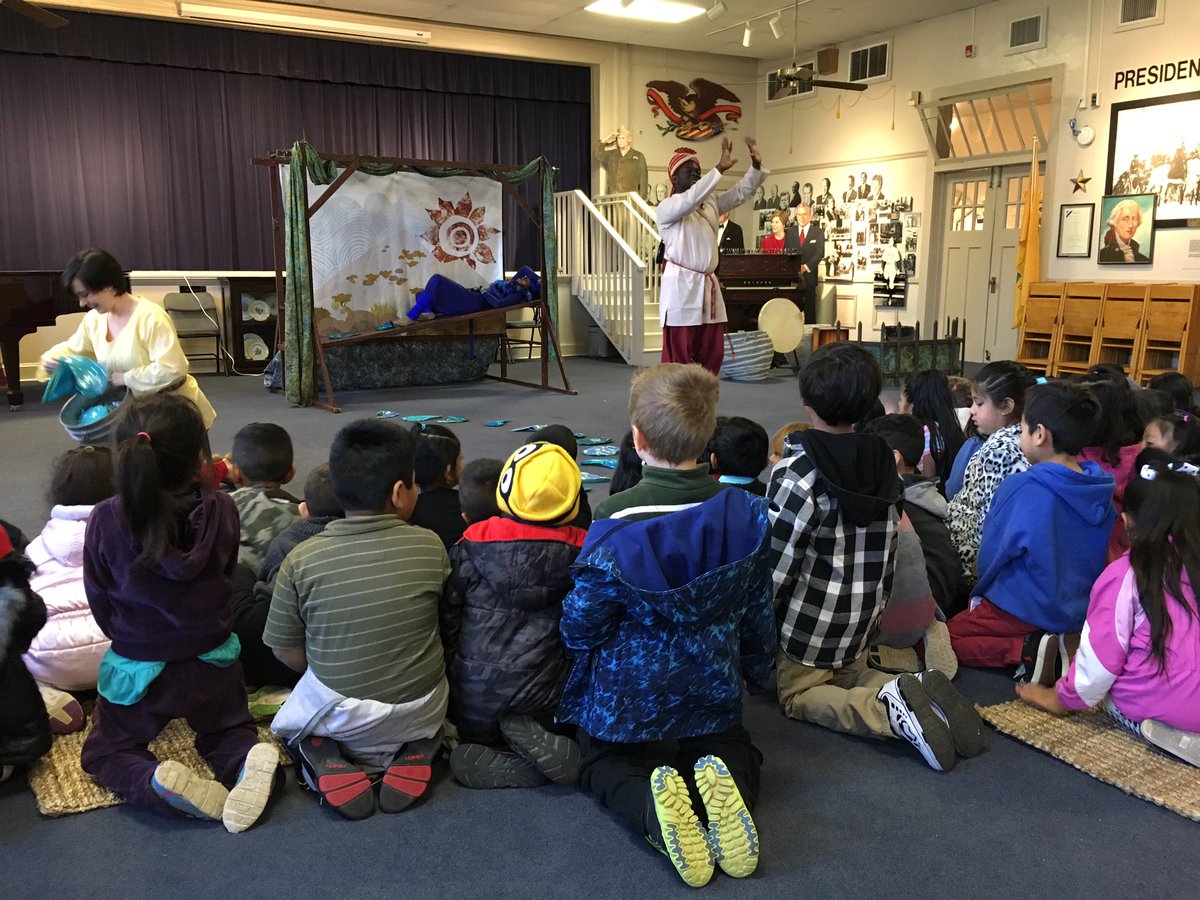 Kindergarten enjoying the interactive field trip at The Teaching Museum!  <a href="/LFLions/">LF Lions</a>