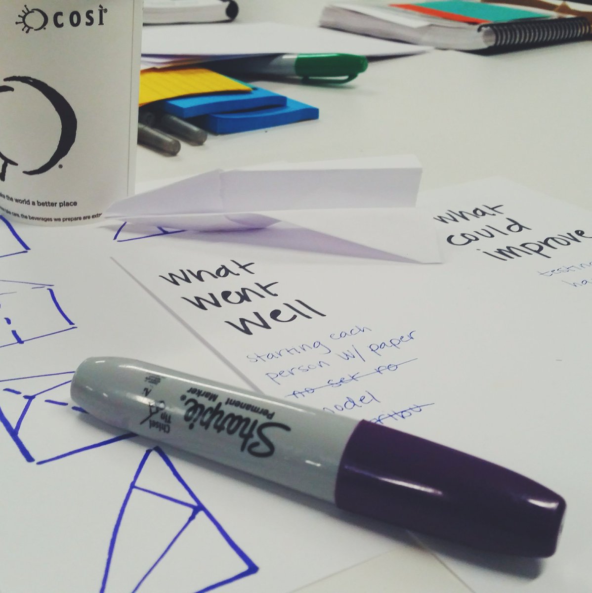 eringojackson's tweet photo. little changes #create impactful models #scrum @ScrumAlliance @cantinac https://t.co/cyJHHxlYTe