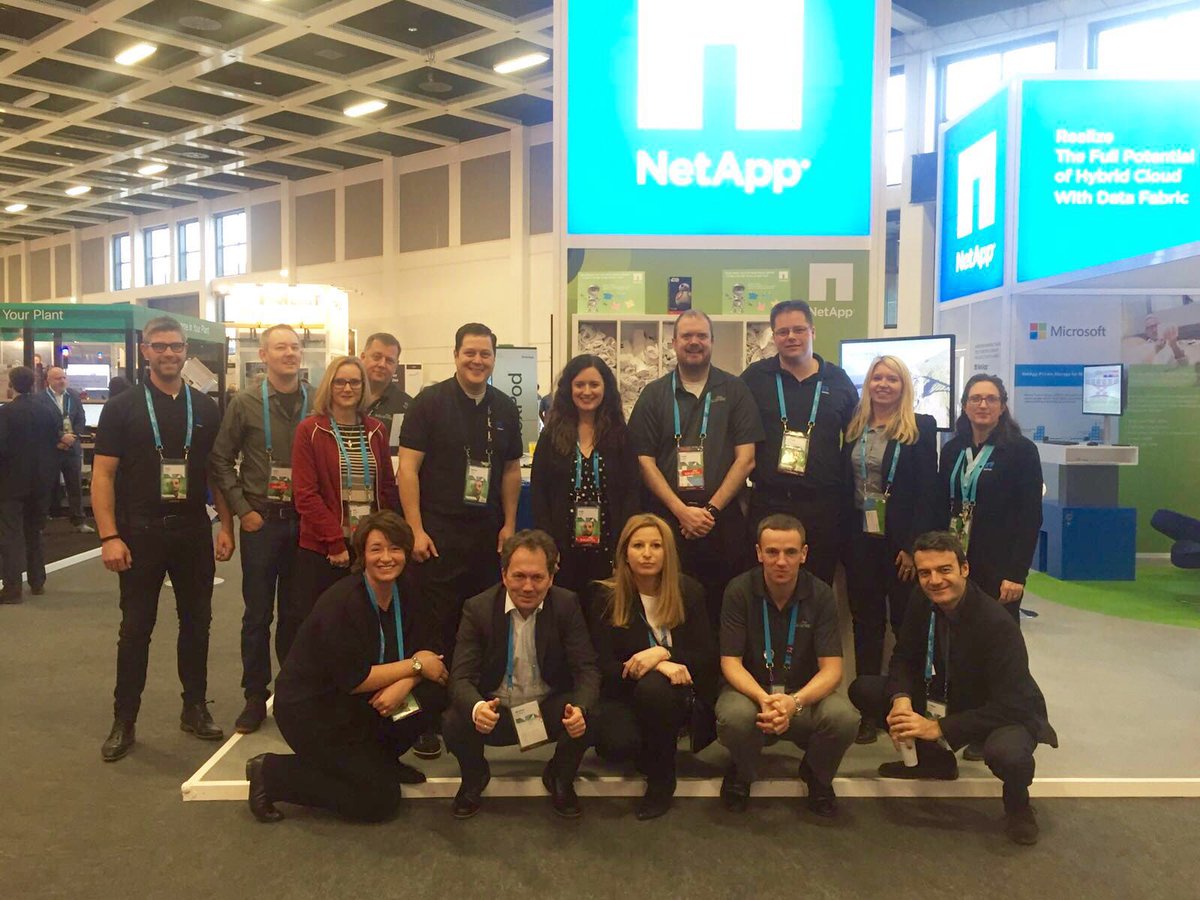 NetAppEMEA's tweet photo. Thanks to our GREAT staff #CLEUR #NetAppCLEUR see you soon in November for @InsightEMEA https://t.co/3pFitbhgne https://t.co/VwKbK7UslX