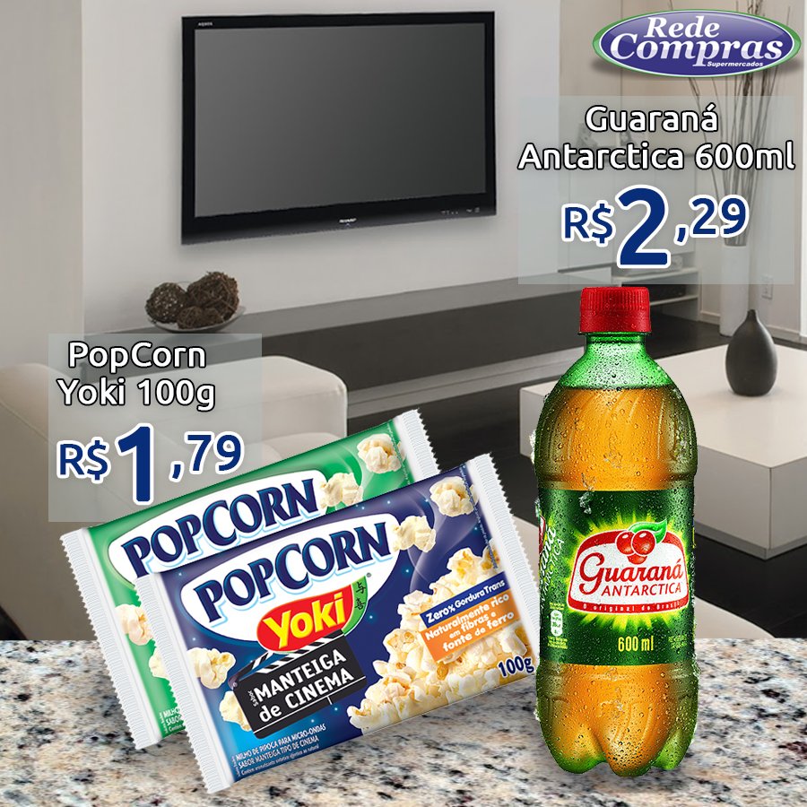 RedeCompras's tweet image. Hoje tem episódio inédito de The 100. Aproveita e passa no @RedeCompras para garantir o lanche. HOJE TEM THE 100