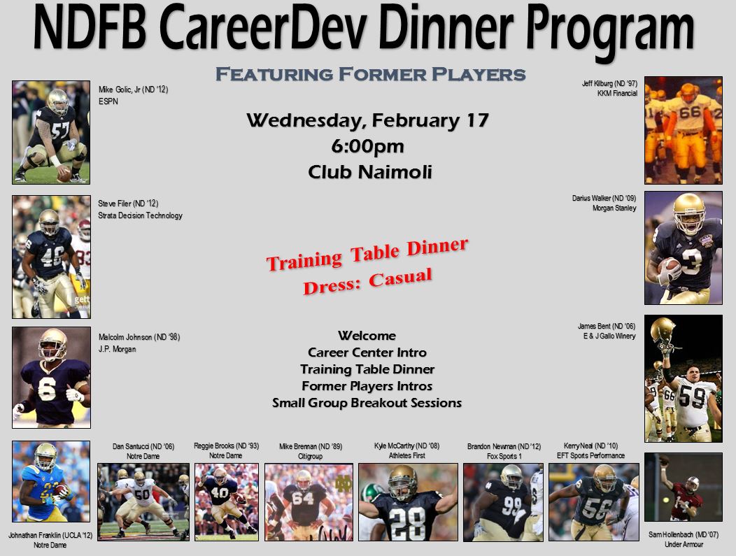 Thanks for coming back to be part of our CareerDev Dinner Program!  Incredible generosity and lessons!  #4for40