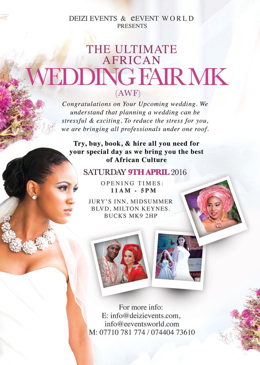 EcourseHub's tweet photo. African Wedding Fair, Partner with us to move your business to next level #london #MiltonKeynes #eEventworld #Luton https://t.co/bmSXdrEM2M