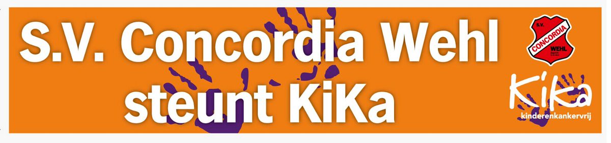 ConcordiaWehl's tweet photo. Over enkele weken gaat @A1ConcordiaWehl spelen in tenues met sponsor @KiKa8118. Wij steunen goede doel! #Samensterk https://t.co/AuXUvGV0GD