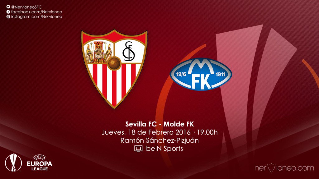 BigDataSFC's tweet photo. ¡Arrancamos con la previa del #SevillaFC - @Molde_FK! Los de Emery vuelven a su competición favorita. #BA5ILEA #UEL https://t.co/obaW40zzlr