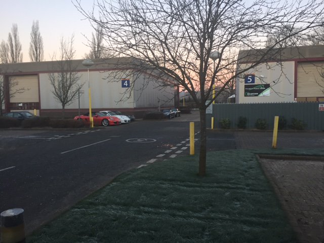 A cold start to another day at our Bodyshop