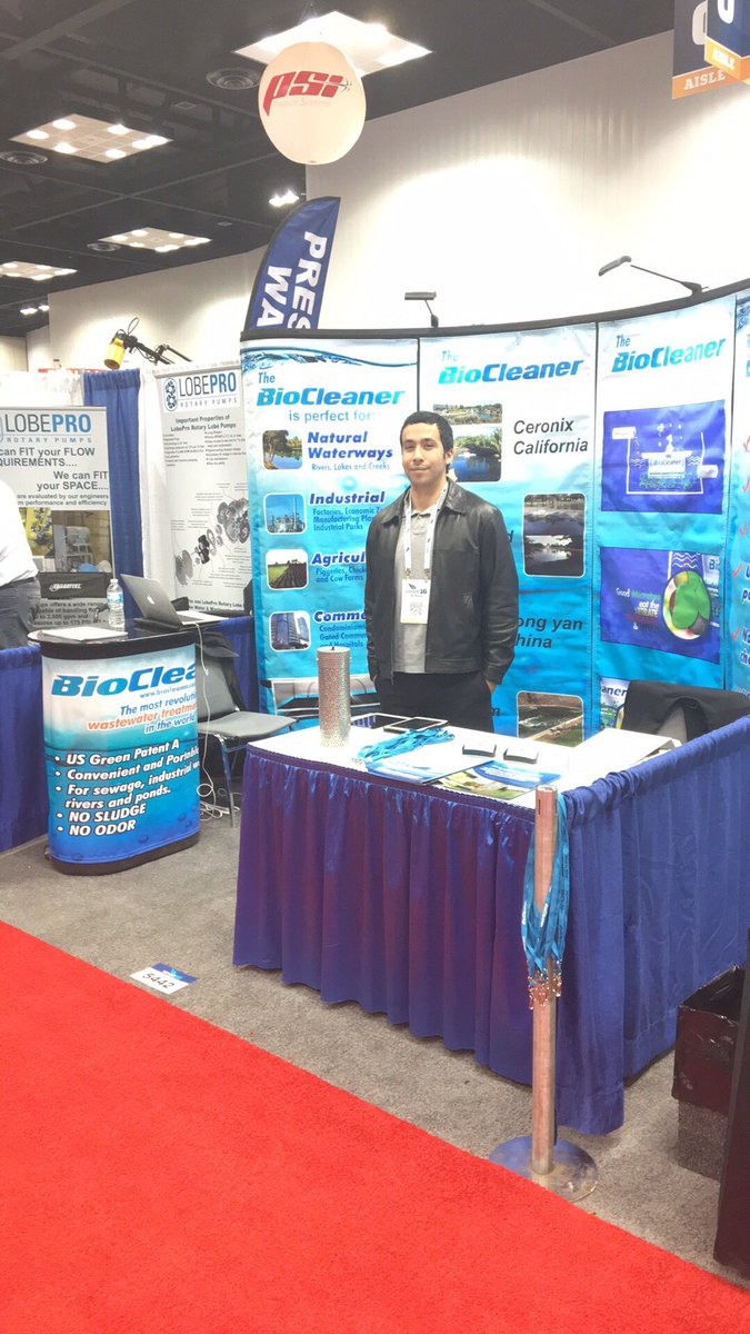 BioCleanerInc's tweet photo. Biocleaner is at WWETT 2016, join us at booth 5442. #biocleaner #wwett2016 #WWETTShow https://t.co/b6B9238Qyc