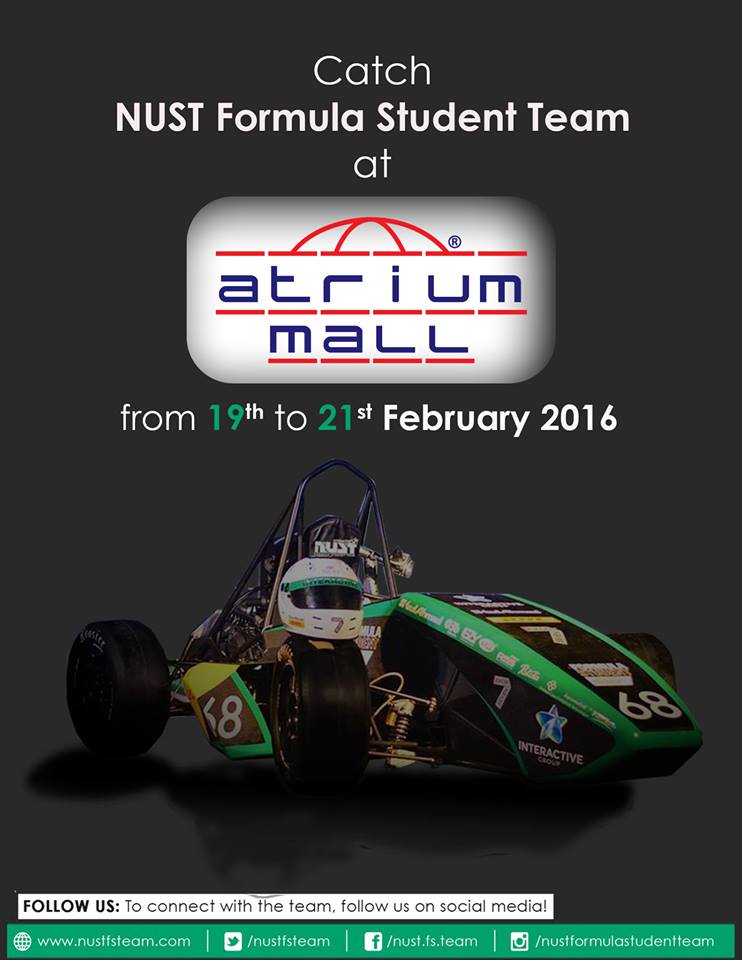 nustfsteam's tweet photo. Get the chance to see #NAS15!
We, at NUST FS Team, look forward to meeting you all tomorrow at Atrium Mall. https://t.co/hAe2mbshLJ