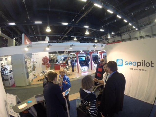 seapilotnav's tweet photo. Full action at Helsinki International Boat Show. https://t.co/WlL7P6d4c9 https://t.co/zqqr4JAYSt