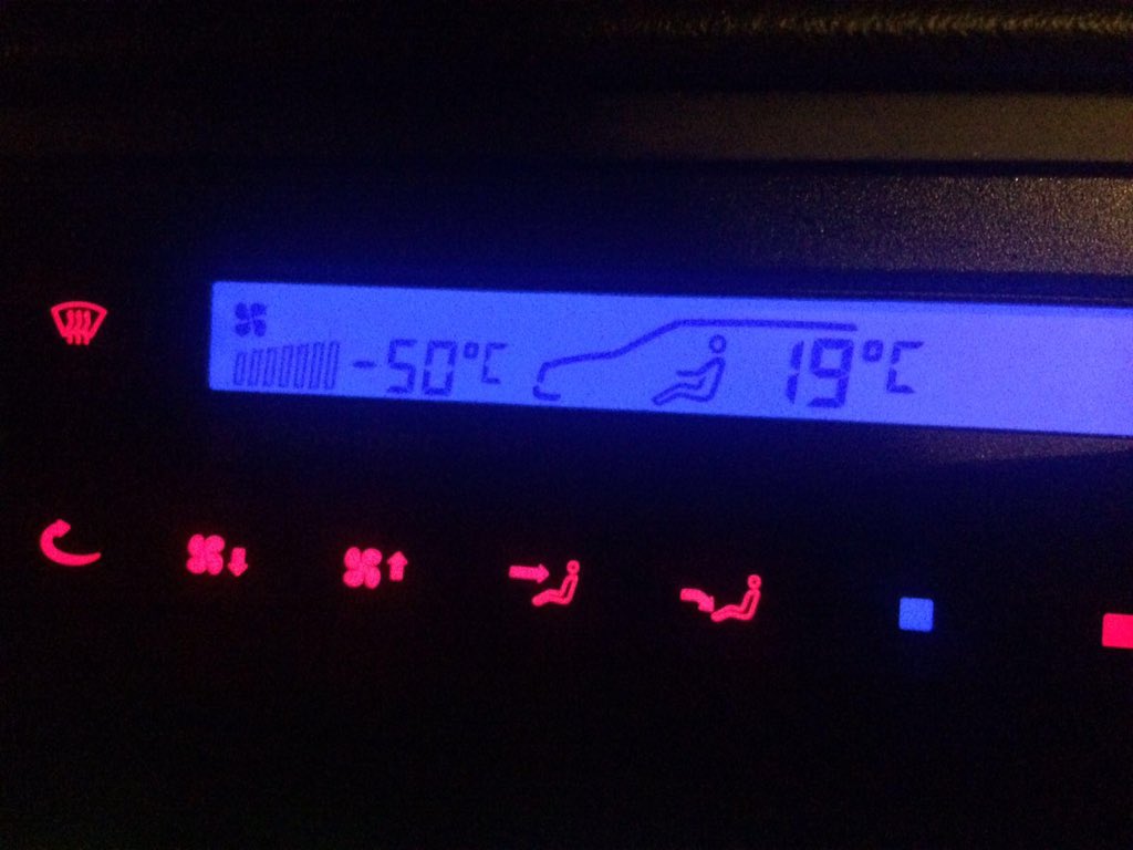 Buiten -50 graden. #wintereditie #carbagerun #elektronica