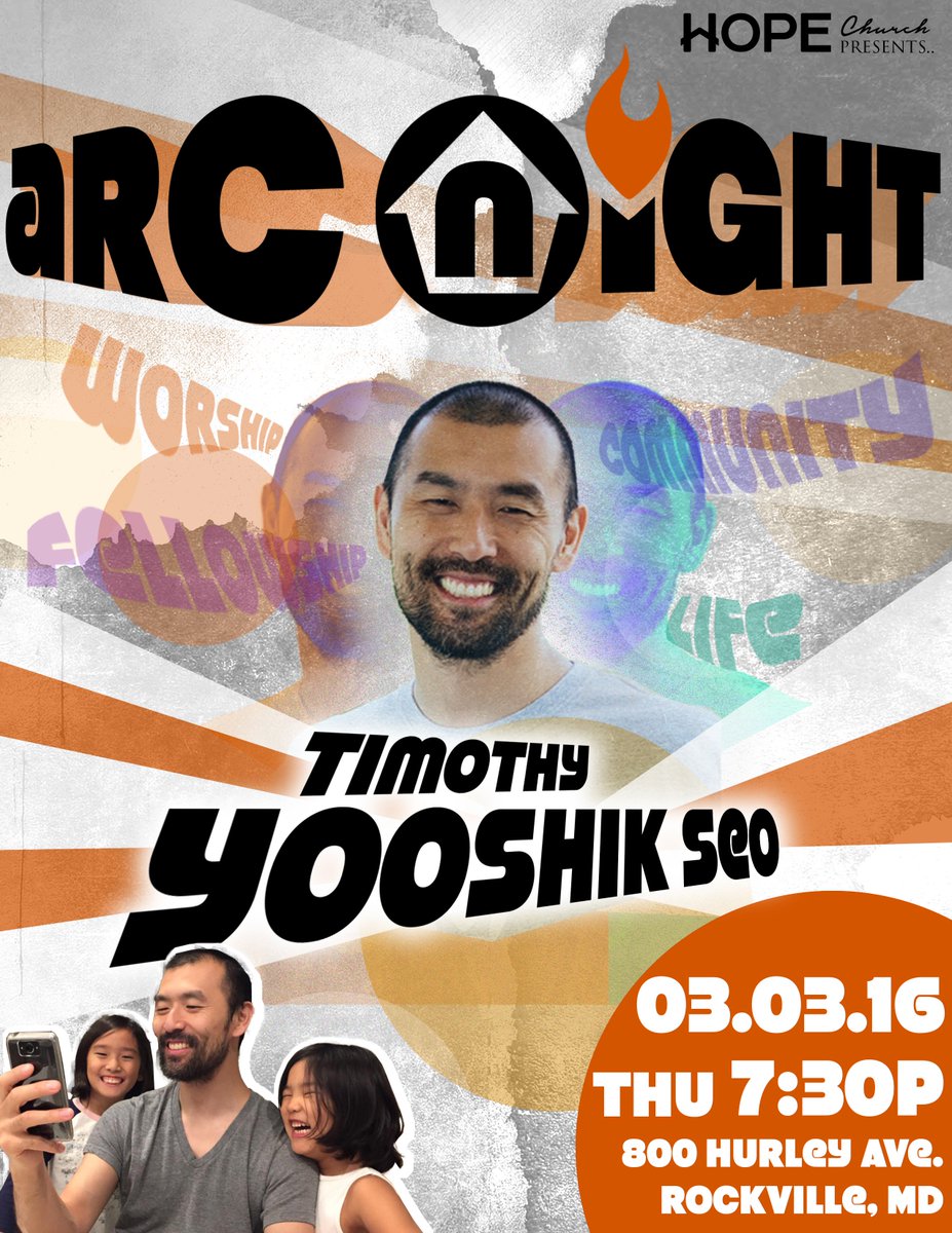 HOPEChurch_ARC's tweet photo. #ARCNight, 03/03! What an honor to have @tyooshik share the Word of God! You DO NOT Want to miss out!!! @nova_hop https://t.co/9vHtPjU8cD