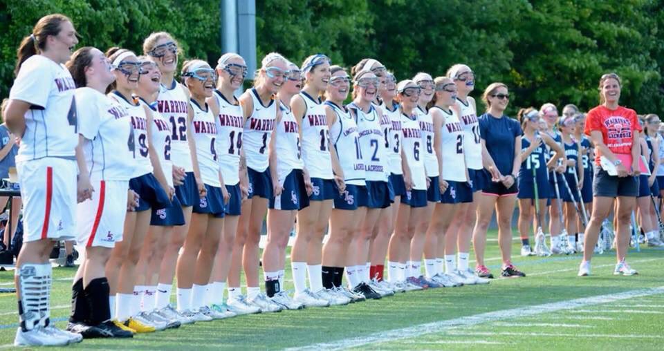 LSGIRLSLAX's tweet photo. 32 days! #TBT #countdown2016 #FTT #abhyasavairagya #lovealums #warriorpride #2014squad #nationalanthemsinging https://t.co/h4Cyzp2IsV