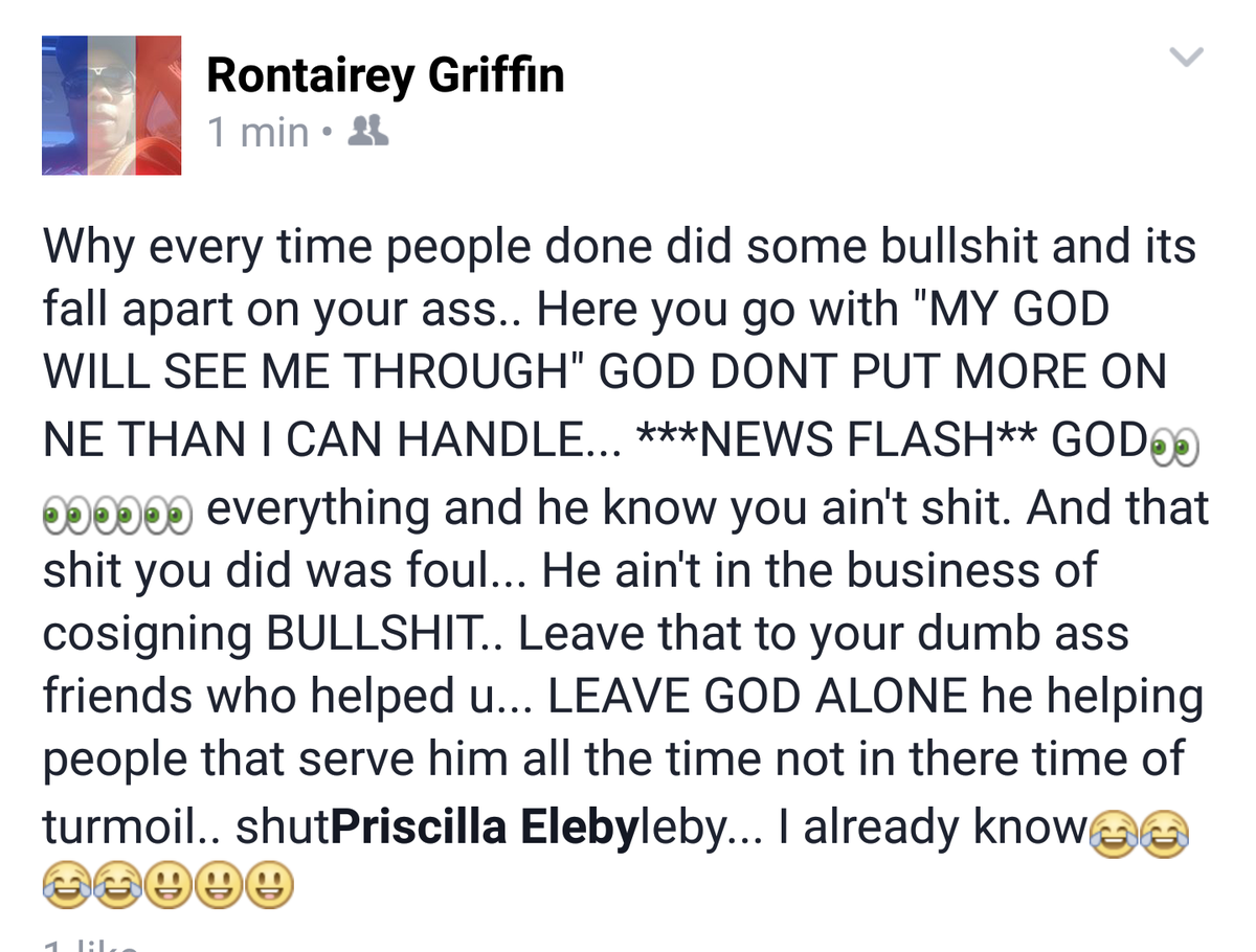 Rontairey Griffin (@rontairey) on Twitter photo 