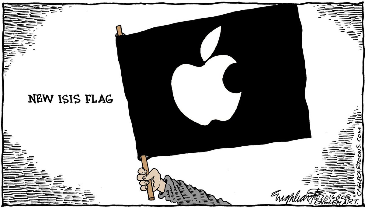 SoCalOpinion's tweet image. Editorial #cartoon of the day: #AppleVsFBI #PrivacyVsSecurity #TakingSides By @BobEnglehart  dailynews.com/opinion/201602…