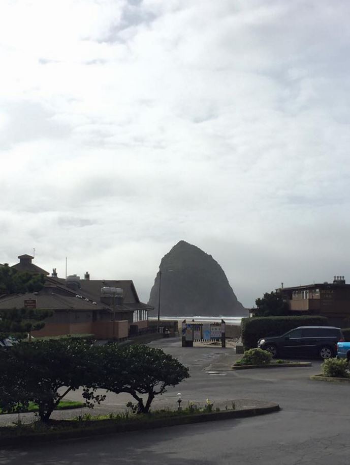 "One of our favorite spots! View from the room" Thanks #Facebook fan Steve Crimmins! #SurfsandResort #CannonBeach