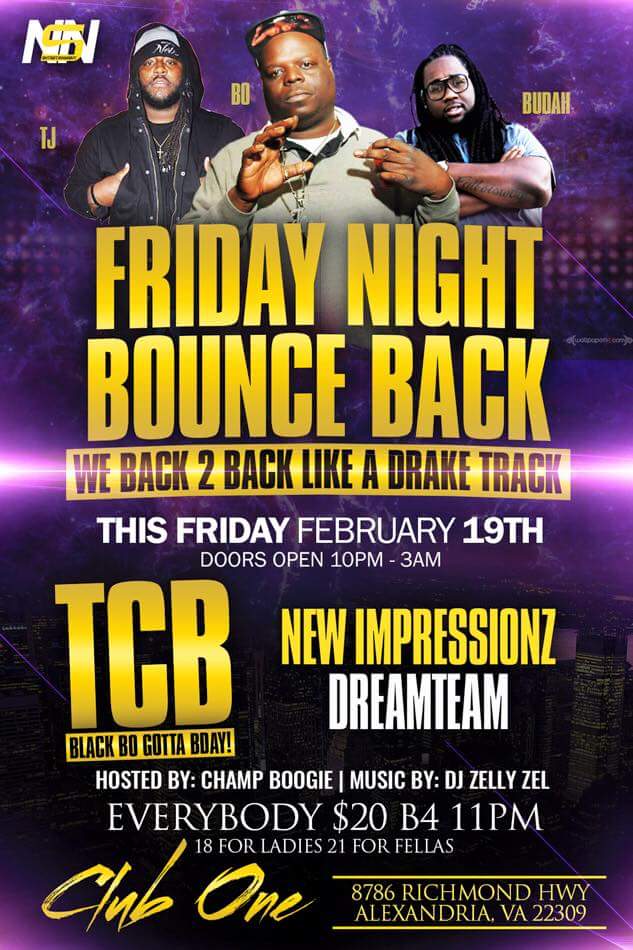 TOMORROW NIGHT LIVE AT CLUB ONE WITH <a href="/NEWIMPRESSIONZ/">New Impressionz Band</a> #CRANKGANG @BOUNCEBEATKINGZ AND @DREAMTEAM_BAND!