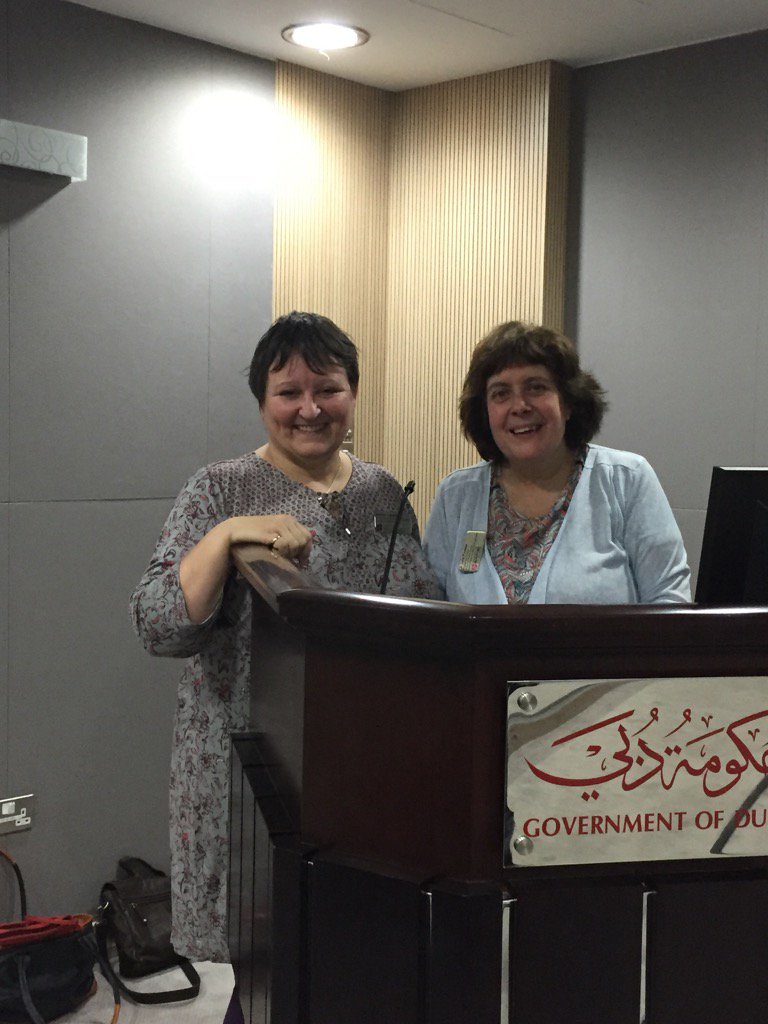UoBHealthSID's tweet photo. Andrea and Julie Recruiting for the IHM at Rashid Hospital Dubai. https://t.co/DTDzr1my16