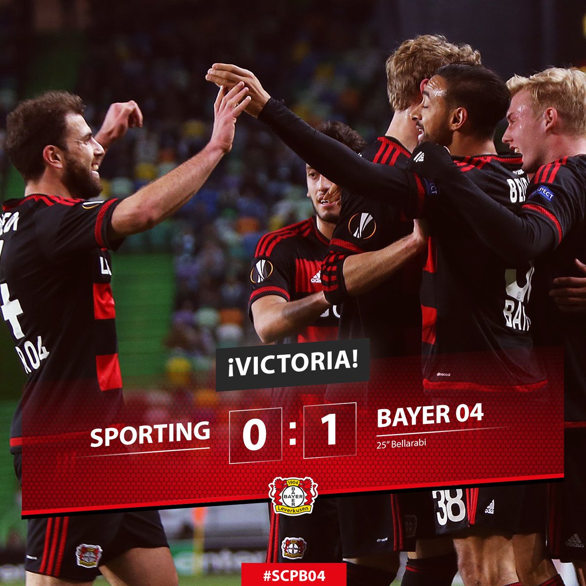 bayer04_es's tweet image. ¡Ganamos en Lisboa! 💪
@SportingCP_en 0-1 #Bayer04 (@KimoBellarabi, 25') ⚽️

#Bayer04ConTodo #SCPB04