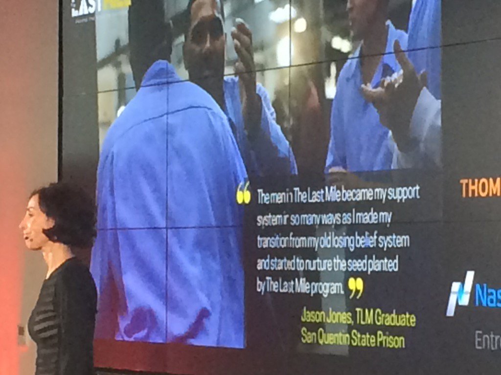 nasdaqcenter's tweet photo. "First computer programming course inside a prison - with no connectivity" @TLM #TEDSF @theCenter https://t.co/NIqH7YNAMh