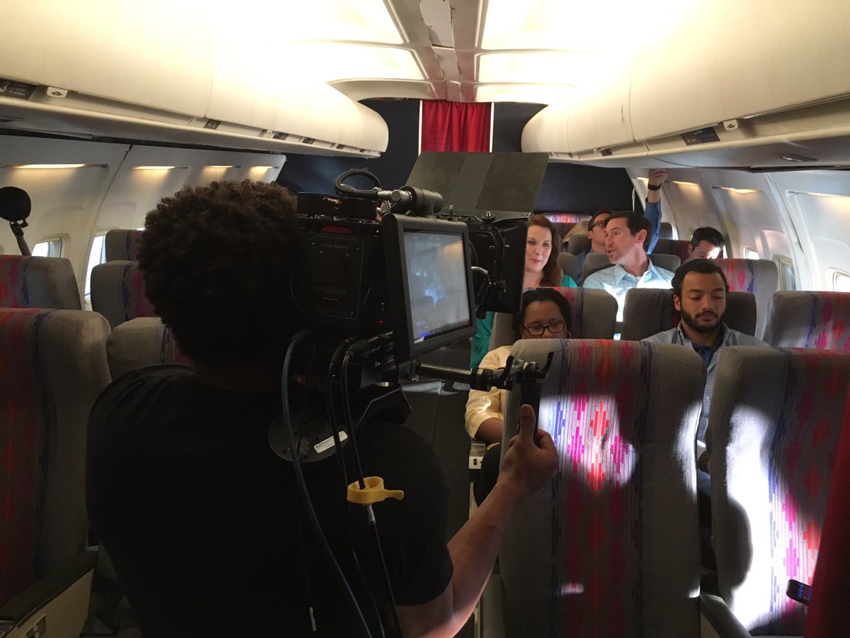 WaypointFilms's tweet photo. Fun with aircraft mock up set today... https://t.co/3ZR1f3LgYU