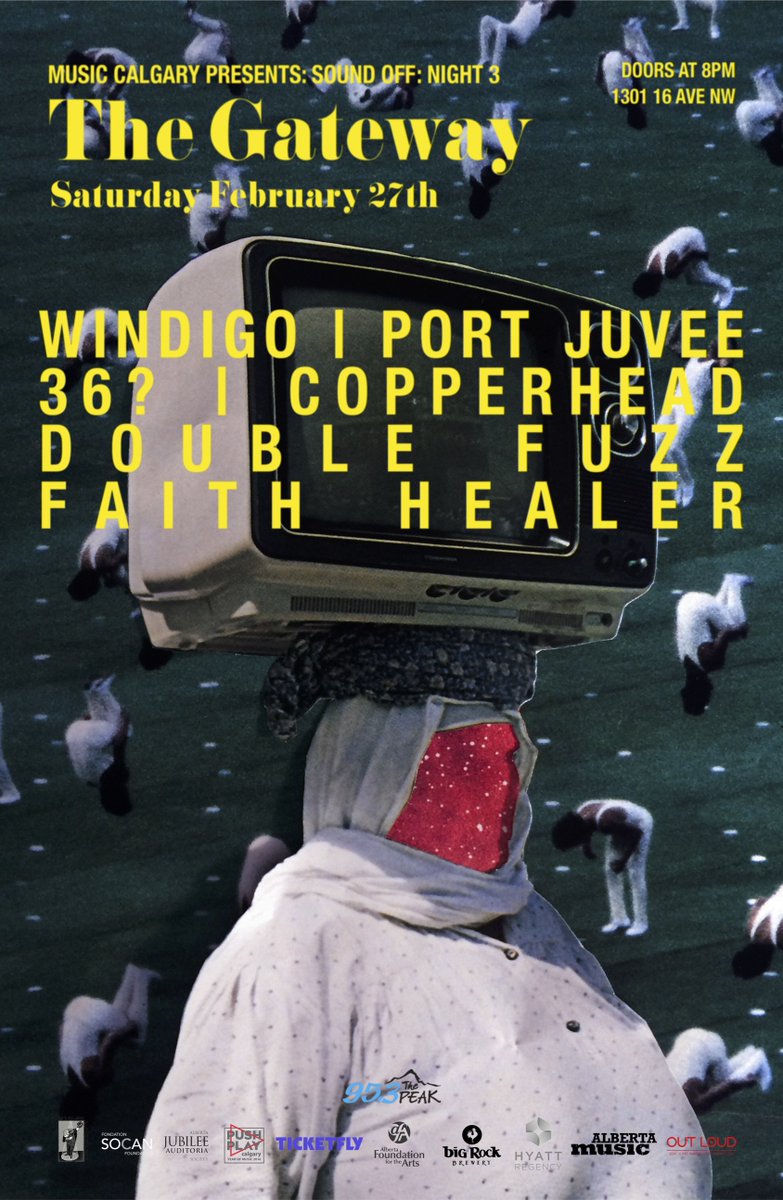 Music YYC (@musicyyc) on Twitter photo #SOUNDOFF16 @windigomusic <a href="/FayeThealer/">Faith Healer</a> <a href="/DoubleFuzz/">Double Fuzz</a> <a href="/whatis36/">36?</a> <a href="/PORTJUVEE/">PORT JUVEE</a> and <a href="/CopperheadMusic/">Copperhead</a> ticketfly.com/purchase/event… #SOUNDOFF16 @windigomusic <a href="/FayeThealer/">Faith Healer</a> <a href="/DoubleFuzz/">Double Fuzz</a> <a href="/whatis36/">36?</a> <a href="/PORTJUVEE/">PORT JUVEE</a> and <a href="/CopperheadMusic/">Copperhead</a> ticketfly.com/purchase/event…