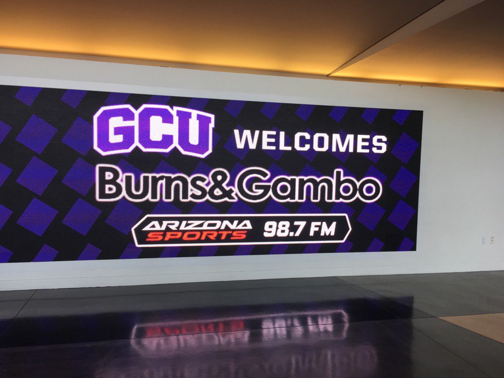 Gambo987's tweet image. GCU is very classy! Love coming here. Go Lopes!