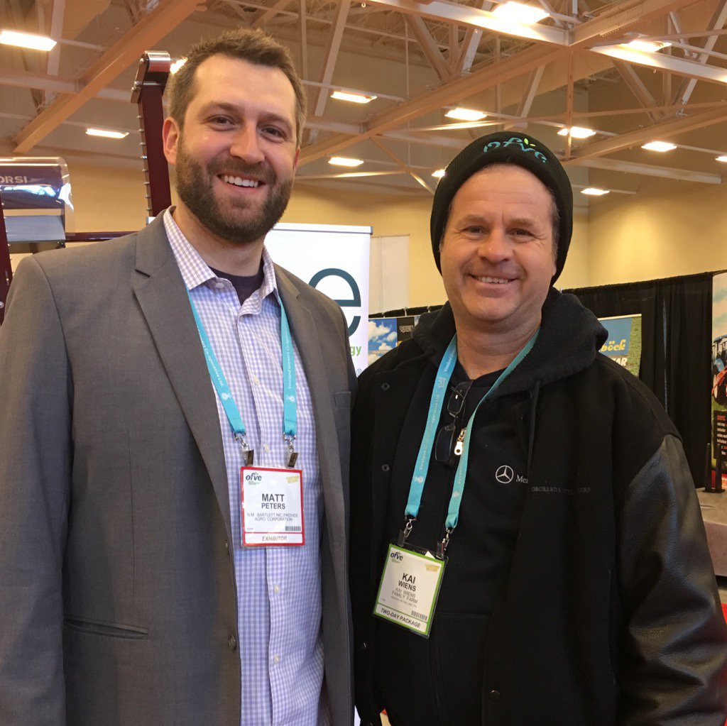 Matt Peters
Meeting with NM Bartlett
At Ontario Fruit &amp; Veg Convention #Bartlett #OFVC2016
