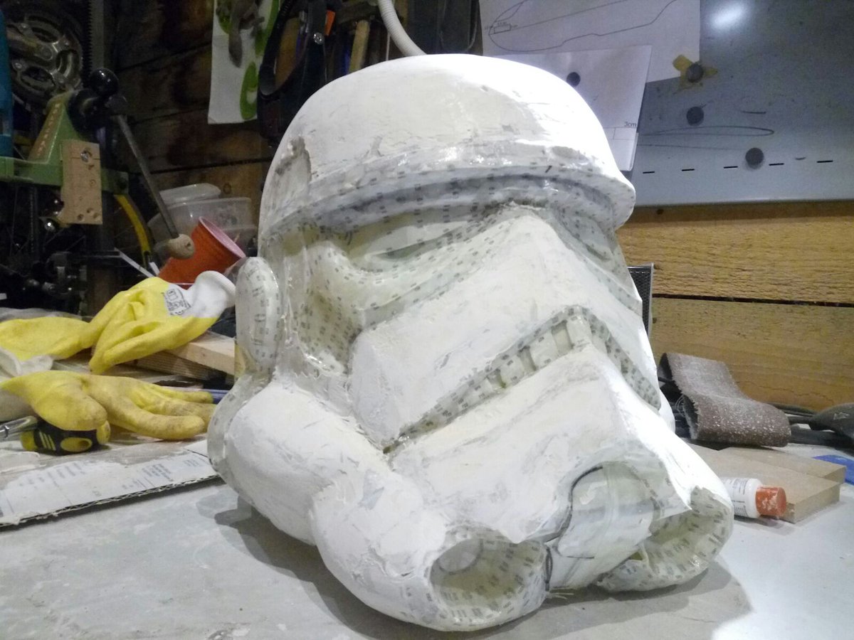 G3tG33ky's tweet image. @Domikron es ist wieder ein wenig weiter vorran gedrückt 😜 #stormtrouper #PropBuild