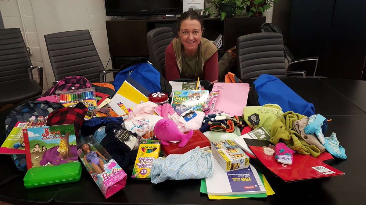helen_harakas's tweet photo. Happy bday to @EnzaAllDay who in lieu of gifts asked for backpacks and supplies for kids #bfckidsprogram https://t.co/nfqmWJhb8V