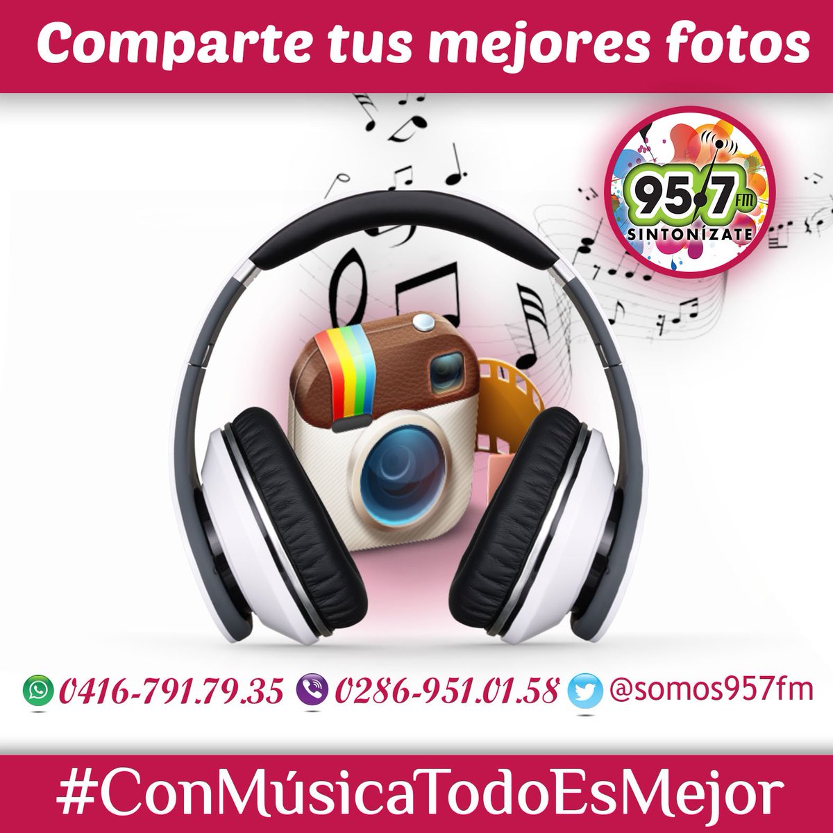 sintonizate957's tweet photo. #ComparteTusFotos queremos saber qué haces y #sintonizate #ConMúsicaTodoEsMejor @somos957fm https://t.co/BhsK9BWYaO