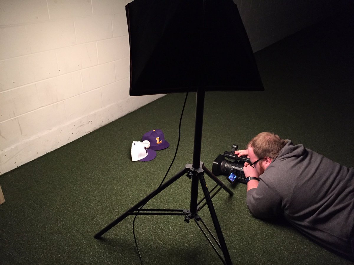 LorasBaseball's tweet photo. Behind-the-scenes sneak peek of our video shoot with the new white unis! Video to come this afternoon! #CleanWhites https://t.co/ppLrlzaP6c