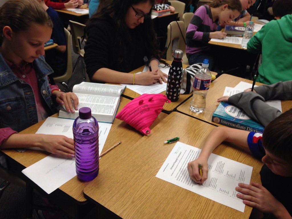 #weareaphe 6th grade practicing multiple skills at once through stations🎉❤️