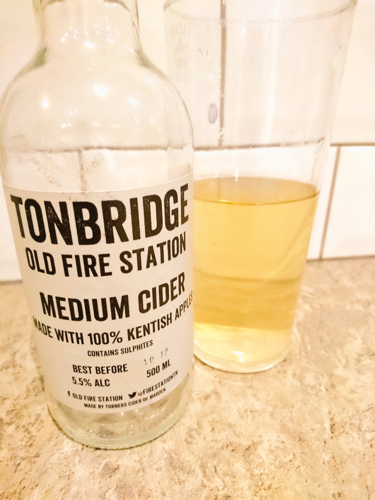 kentcateringltd's tweet image. Enjoying a bottle of @FireStationTN cider tonight, very nice indeed... cheers! Nice to meet you today.