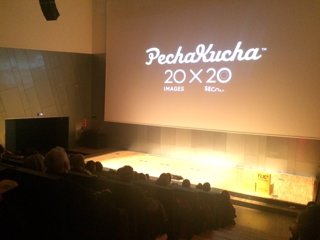 ernestcauhe's tweet image. El meu primer #Pechakucha al #FlicPRO. 20s x 20imatges = 6&apos;40&quot; per explicar un projecte. #fromPapertoScreen