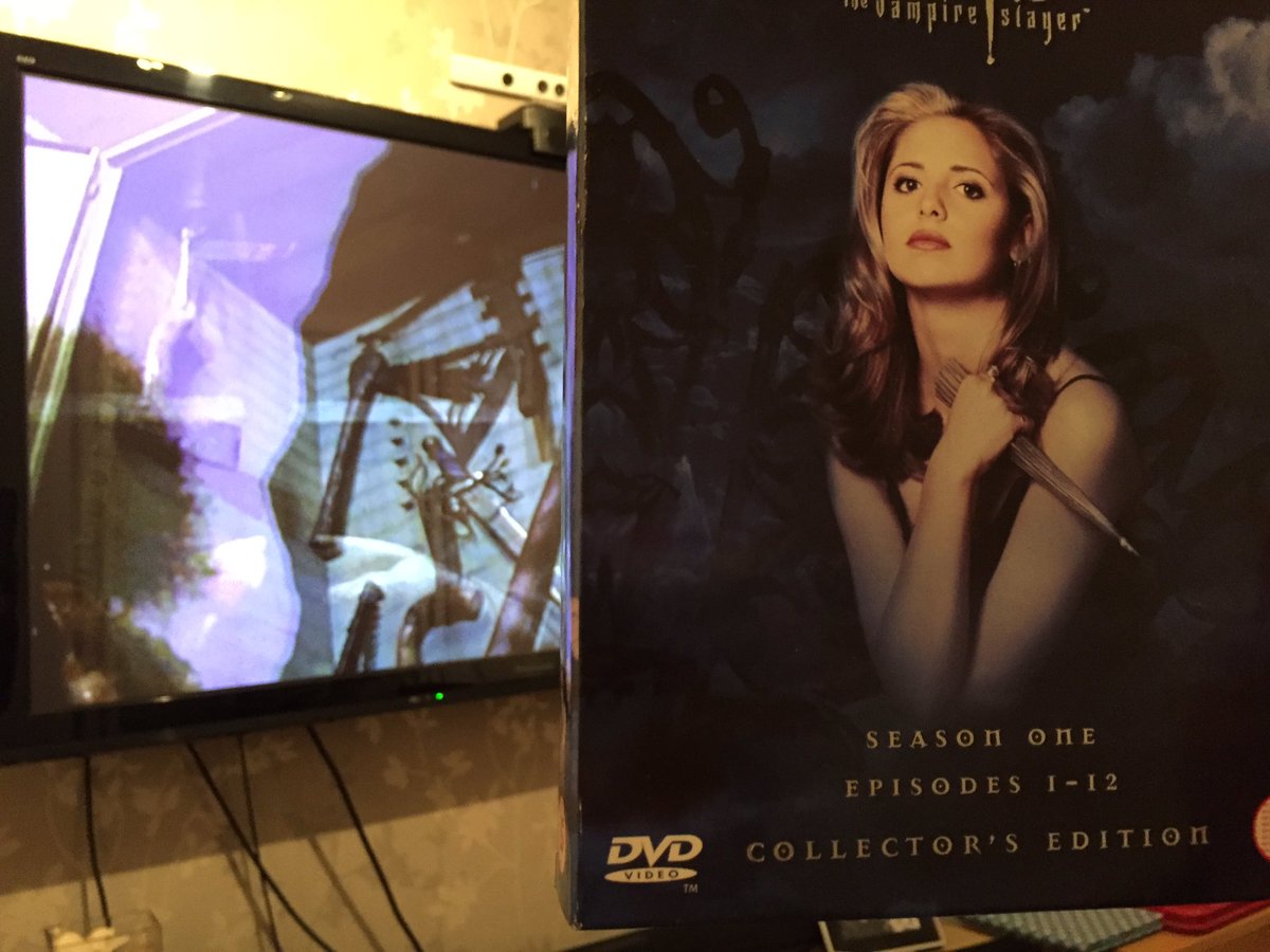 TrueMisterSix's tweet photo. Having a nostalgic re-watch... criminally bad picture quality though! @20thcenturyfox #BuffyBluRay? https://t.co/ni6Pb7iKpx