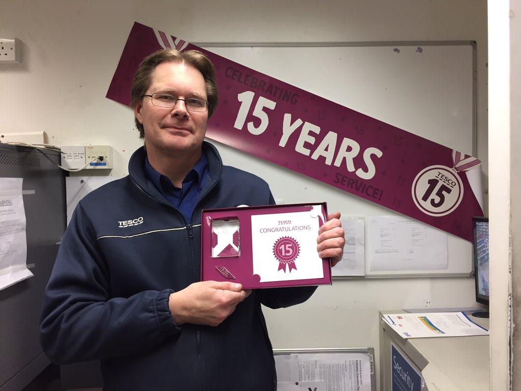 janboi27's tweet image. John receiving his award for 15 years service . Well done John