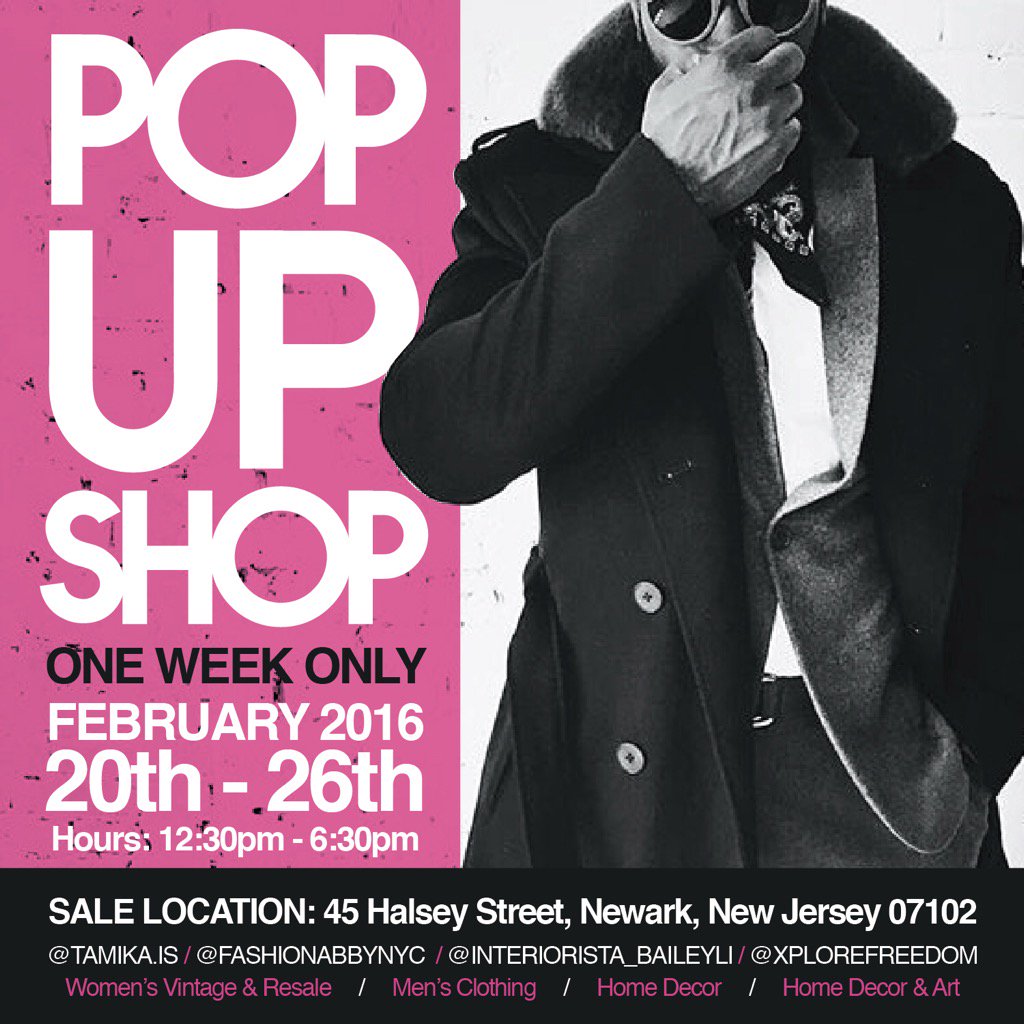 ELF_CIRCLE's tweet photo. The #NewarkNJ #PopUpShop Feb.20th-26th The Hottest in #Art #Fashion #mensfashion #womensfashion #homedecor #iAmELF https://t.co/xhvfpX1HWD