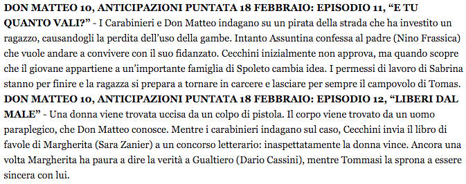 donmatteoindir's tweet photo. Ci prepariamo per vivere la puntata di questa sera, intanto qualche anticipazione #DonMatteo10 @DonMatteoRai https://t.co/4CI84rLjBc