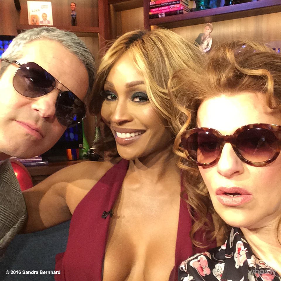 Tonight <a href="/Andy/">Andy Cohen</a> #WWHL with my #Sandyland squad sister @cynthiabailey10 full exposure!