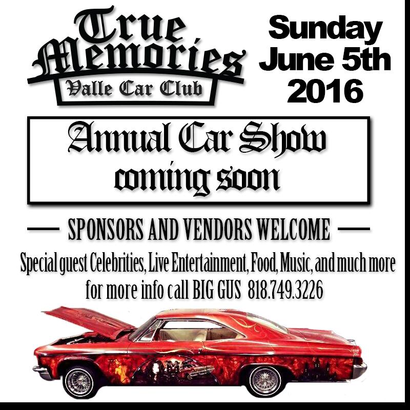 Friends are having a car show! See you there! #TrueMemoriesCarClub #Lowriders https://t.co/v7I5Odrpdu