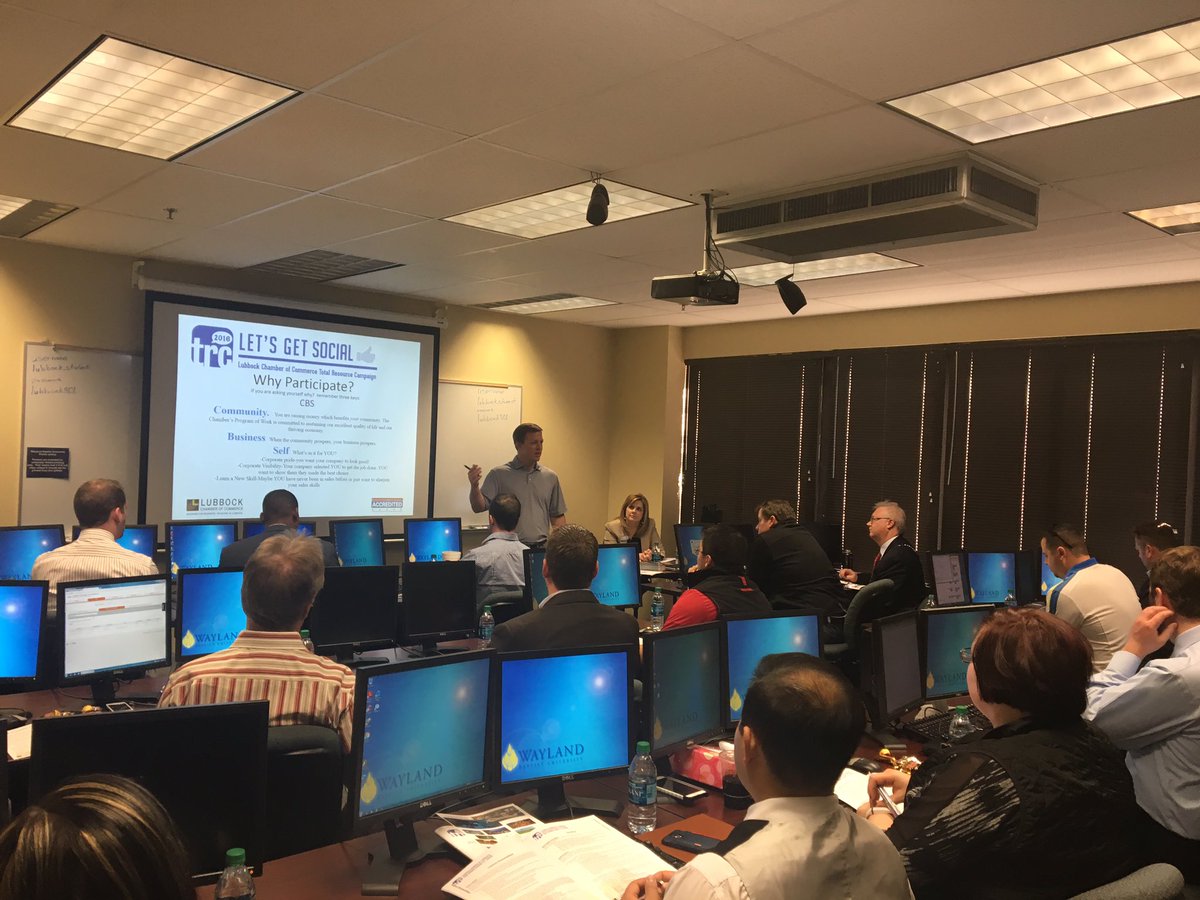 LubbockChamber's tweet photo. TRC training @WaylandBaptist! Thanks to @ctd33 owner of @CaseyCarpetOne for his leadership! #2016TRC https://t.co/R0OW1Jd17f