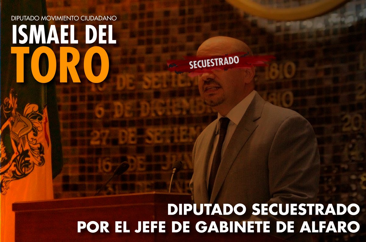 CDMPANGDL's tweet image. El dip @DelToroIsmael secuestrado políticamente por @HugoLunaV. Donde esta la libertad?  #RenunciaHugoLuna